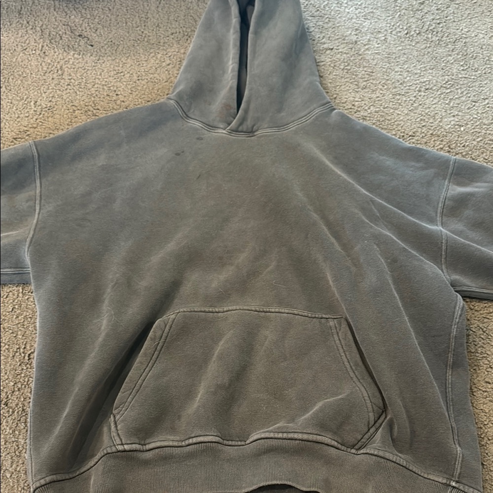 Abercrombie & Fitch Gray Crew Neck Sweater Soft Fleece